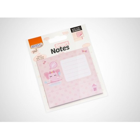 Smart Notes Destacável 3 em 1 – Frames Rosa