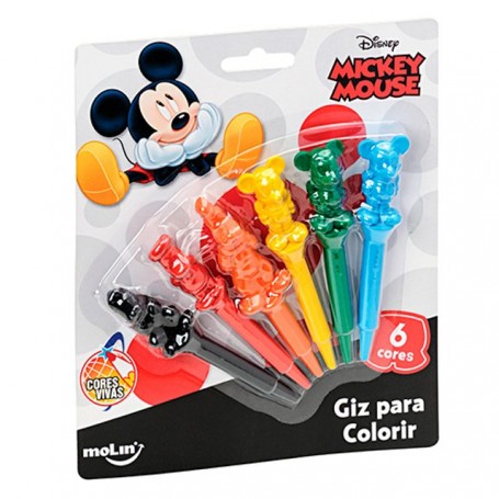 Giz Para Colorir MOLIN Mickey 6 cores