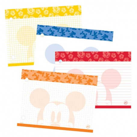 Refil de Fichas para mini Ficheiro Mickey - DAC