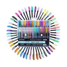 Conjunto de 48 cores de canetas gel Neon Color