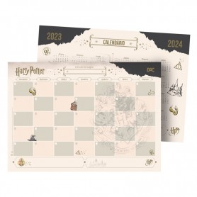 Bloco mensal de anotações com folhas destacáveis e calendário - Harry Potter - Dac