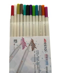 Canetas Brush Metálica - 12 Cores
