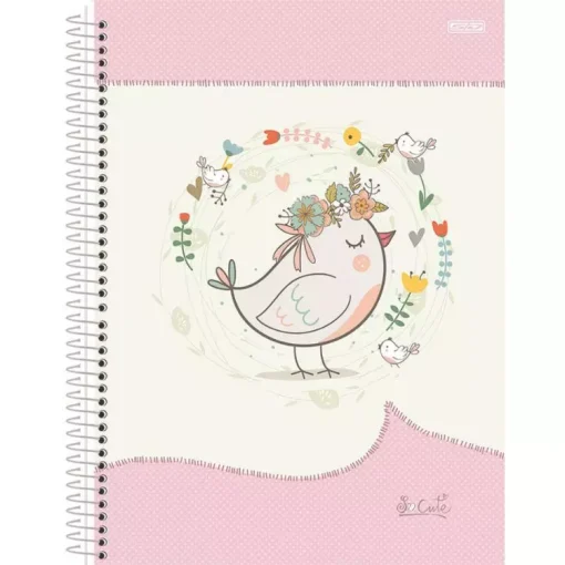 Caderno Universitário De Passarinho - So Cute