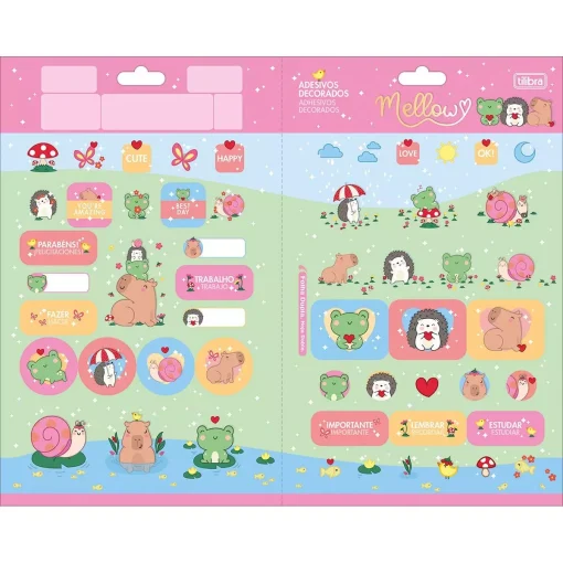 Adesivo Decorado Duplo Mellow - Tilibra
