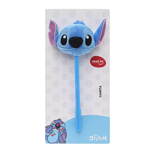 Caneta Face Plush Stitch - Molin