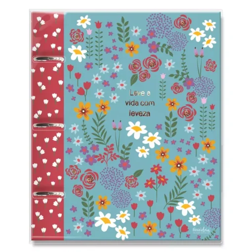 Caderno Argolado Leve a Vida com Leveza - Fina Ideia