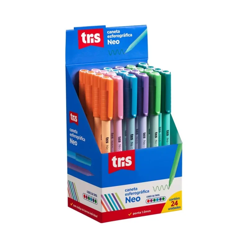 Caneta Esferográfica Tris Neo - 1.0 - Tris
