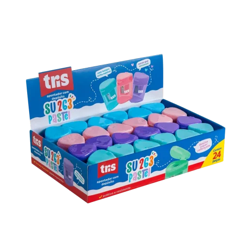 Apontador Com Depósito Tons Pastel - Tris