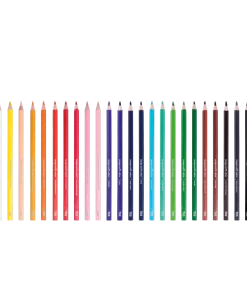 Alternative view of Lápis De Cor Mega Soft Color – 24 Cores – Tris