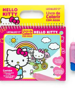 Livro De Colorir Com Àgua Hello Kitty - Leo & Leo