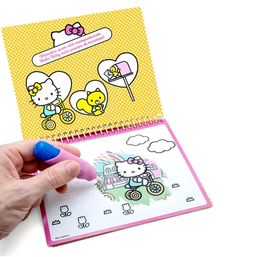 Livro De Colorir Com Àgua Hello Kitty - Leo & Leo - Image 2