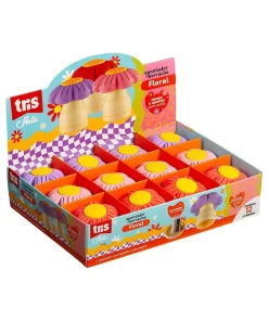 Apontador Com Depósito Com Borracha Floral - Tris Holic Dopamina