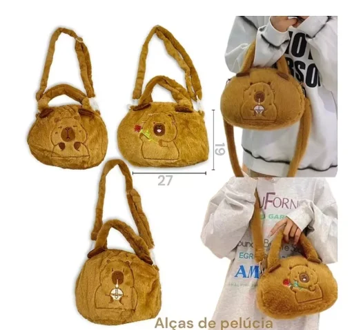 Bolsa de Pelúcia Capivara*