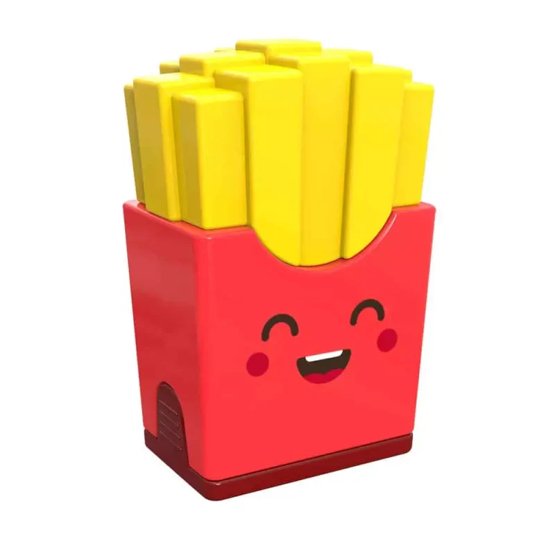 Apontador Com Depósito Com Borracha Lanches - Tris - Imagem 2