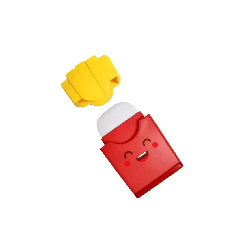 Apontador Com Depósito Com Borracha Lanches - Tris - Imagem 4