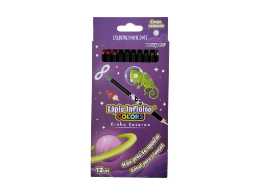Lápis Infinito Colours (12 Cores) - Newpen
