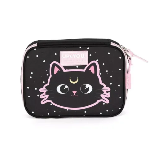 Estojo Box 100 Pens Up4You Gatinha Preto - Luxcel