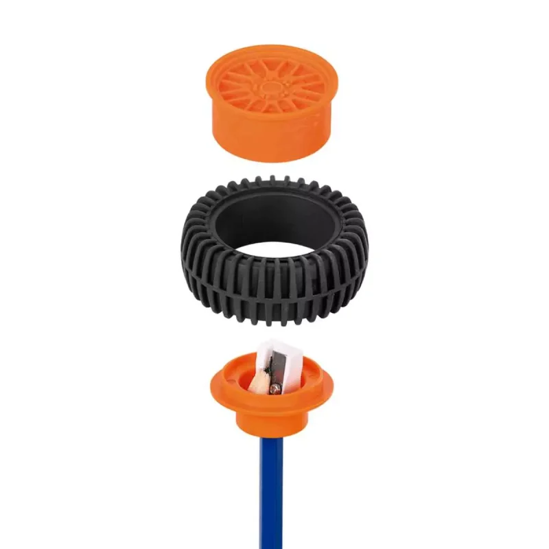 Apontador e Borracha com Depósito Truck Wheel Xtreme - Brw - Imagem 3