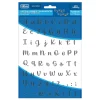 Carimbo Transparente Alfabeto E Símbolos Estilo Lettering - Tilibra