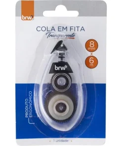 Cola em Fita Transparente - BRW