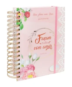 Planner Meu Plano com Deus | Amor | Capa Dura Espiral - Pão Diário