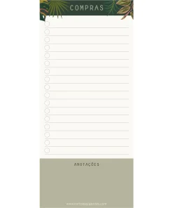 Notepad Magnético Linha Folhas - Cartões Gigantes