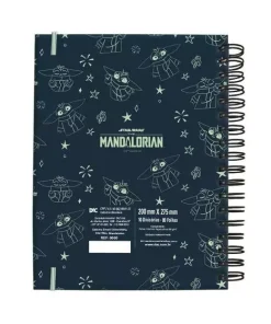 Alternative view of Caderno Smart Universitário 10 Matérias Star Wars Mandalorian - Dac