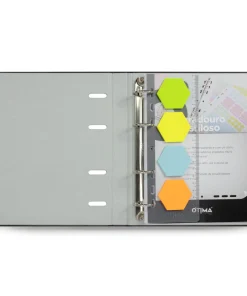 Alternative view of Caderno Argolado Tamanho A5 Ultra ótima Elástico Noir Flores - Ótima