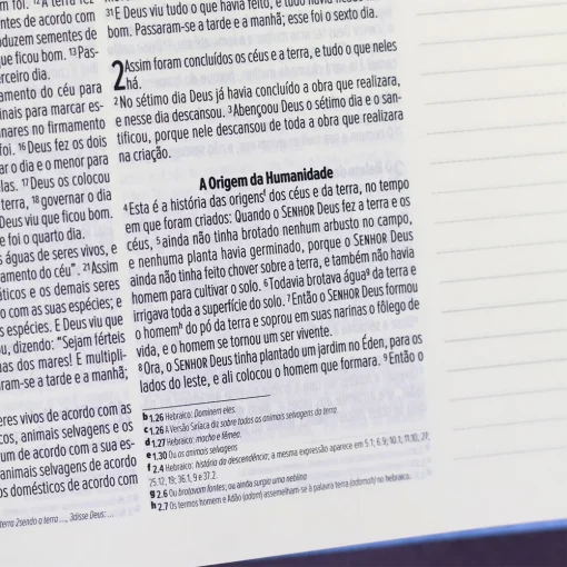 Biblia Anote NVI Capa Azul - Pão Diário - Image 3