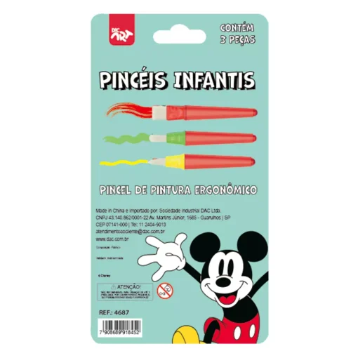 Pincéis Infantis Mickey - Dac - Image 2