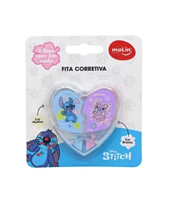 Fita Corretiva 2 em 1 Stitch e Angel - Molin