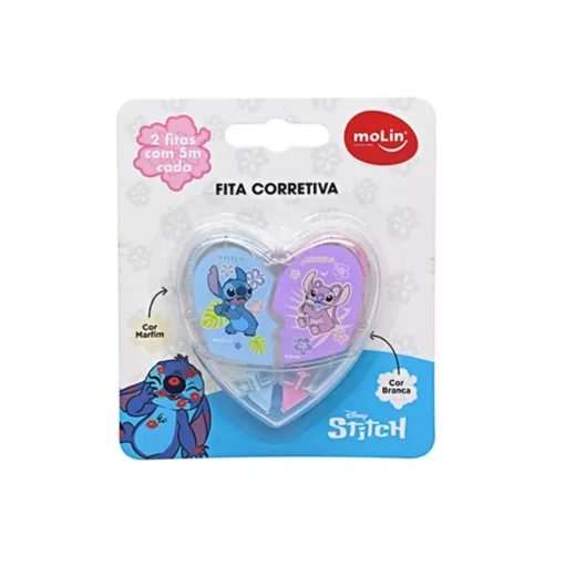 Fita Corretiva 2 em 1 Stitch e Angel - Molin