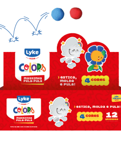 Massinha Pula-Pula - 4 Cores - Lyke