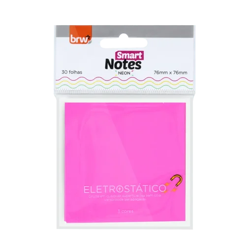 Smart Notes Eletrostático Neon - BRW