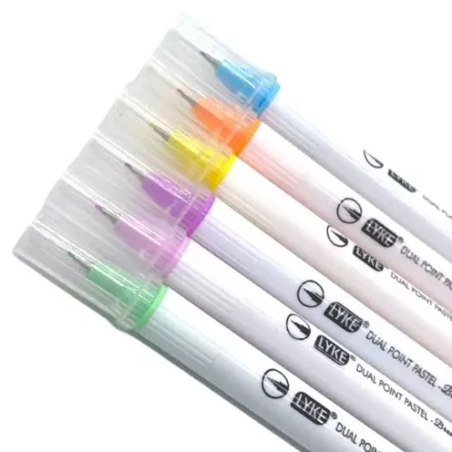 Dual point pastel Brush + Fineliner - Lyke - Image 2
