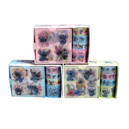 Washi tape com cartela de Adesivos Stitch*