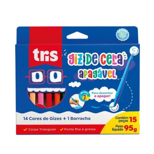 Giz de cera Apagável - Tris