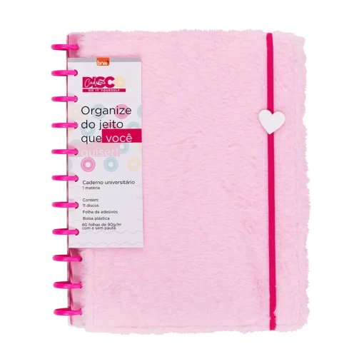 Caderno Disco Plush - BRW