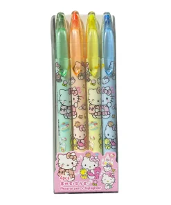 Kit Caneta Hidrográfica com marca texto Hello Kitty*