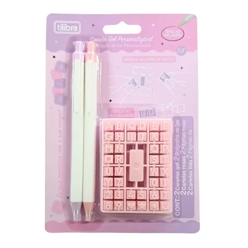 Caneta gel personalizável - Tilibra