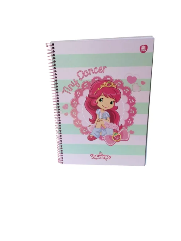 Caderno Universitário Moranguinho 1 matéria Espiral - Animativa