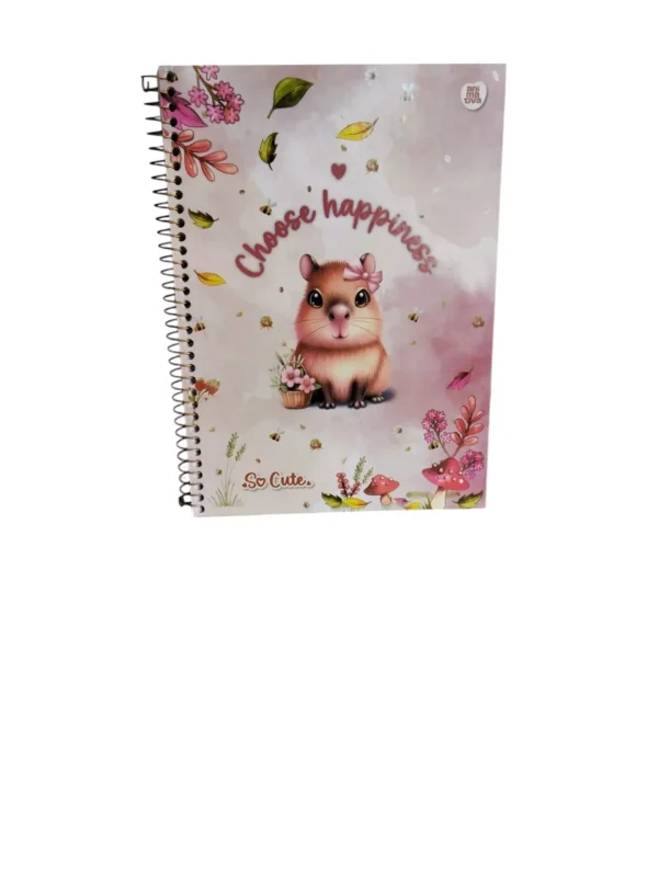 Caderno Choose Happiness - So Cute - Animativa