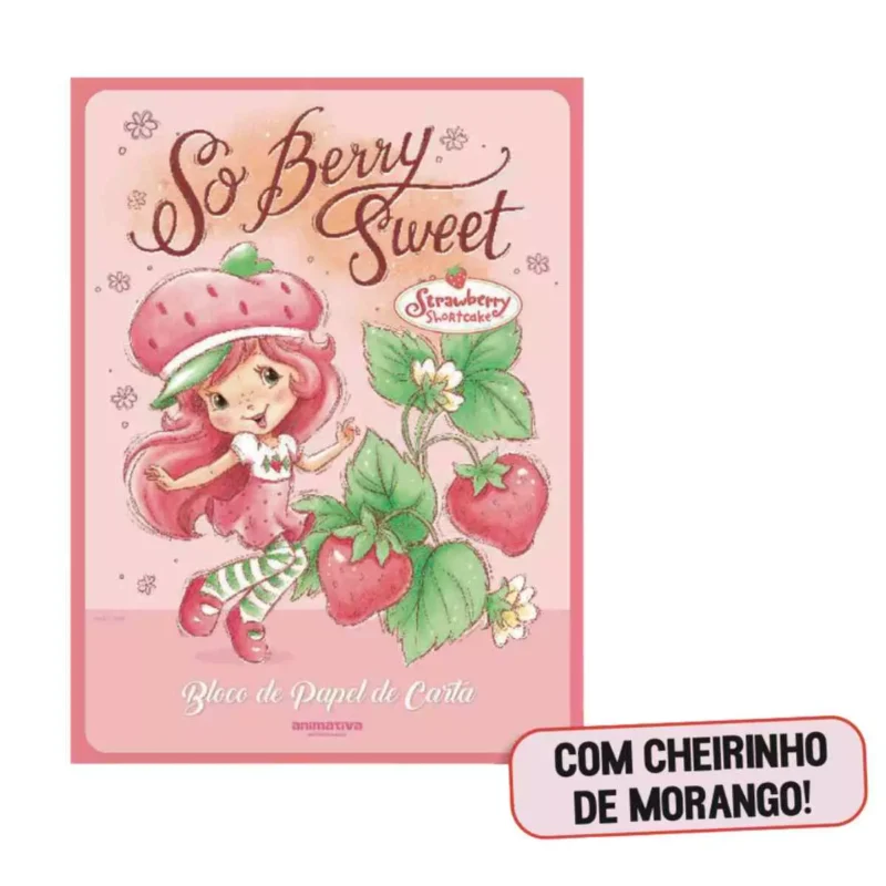 Bloco de Papel de Carta Moranguinho - Animativa