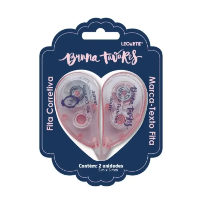 Marca texto e Fita corretiva Bruna Tavares - Leonora