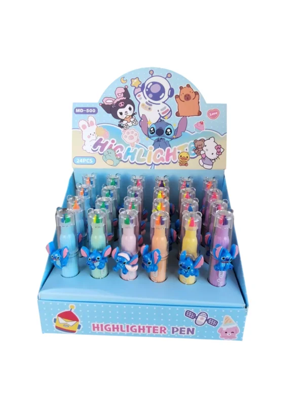 Marca Texto Stitch 3 pontas *