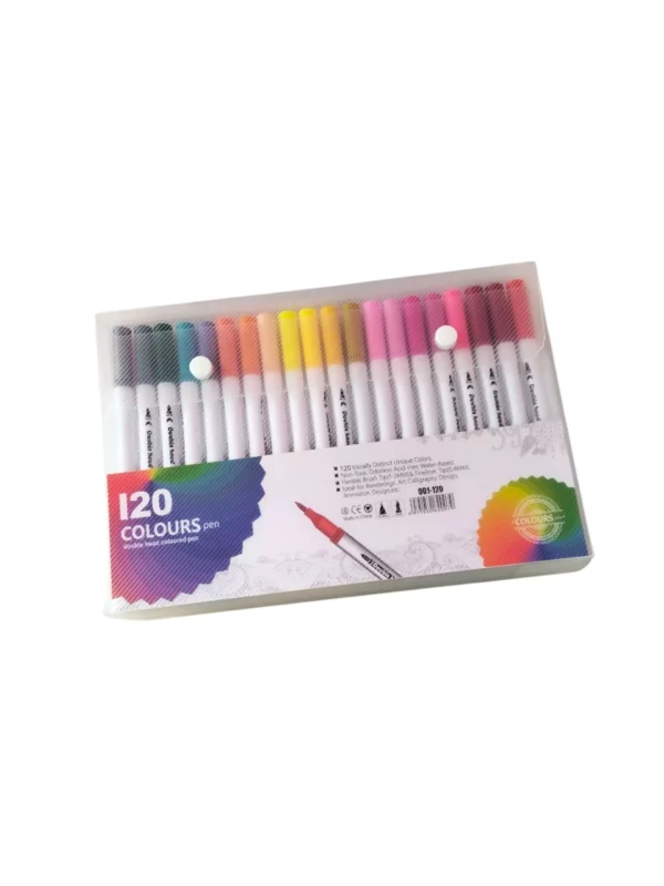 Dual Head 120 Coloured Pen*