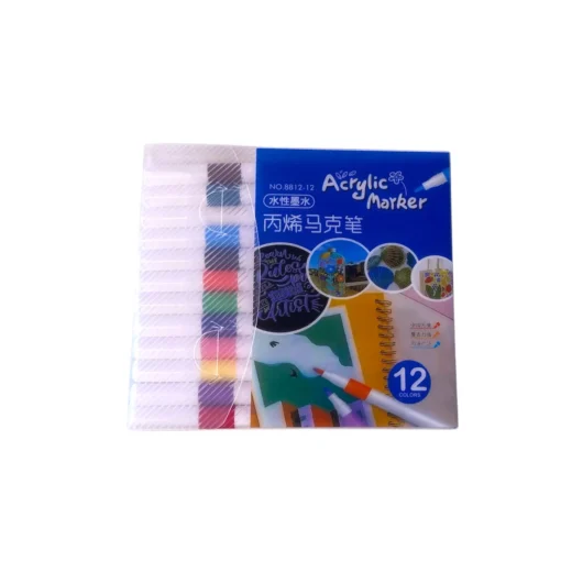 Acrilico Marker 12 cores*