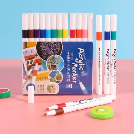Acrilico Marker 12 cores* - Imagem 3