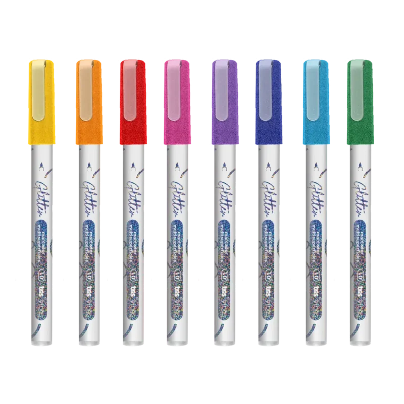 Marcador Glitter Vibes - 1.0mm - Multisuperfícies - Tris
