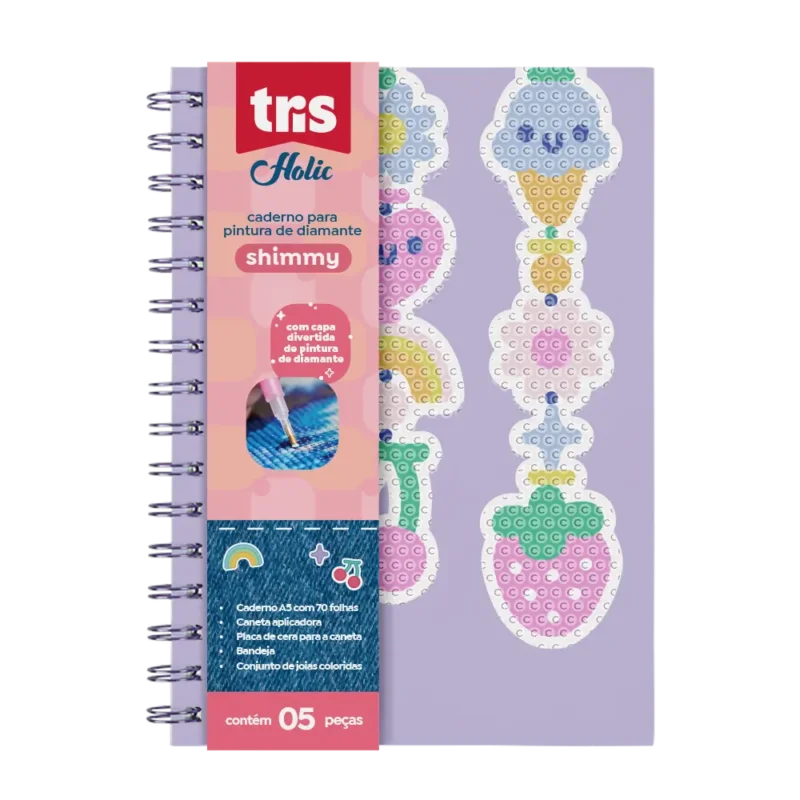 Caderno Shimmy Holic Lilás - Tris